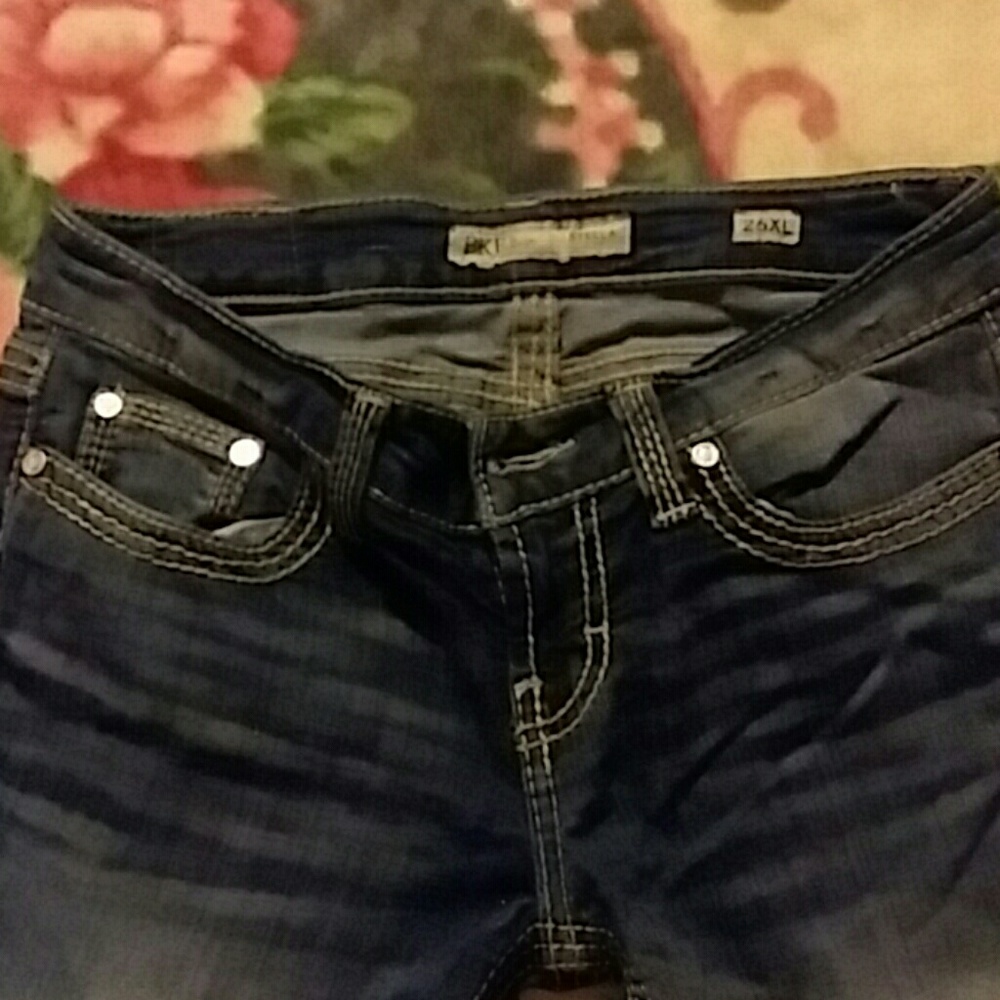 Nwot! Bke Jeans. Sz 26 waist long inseam.